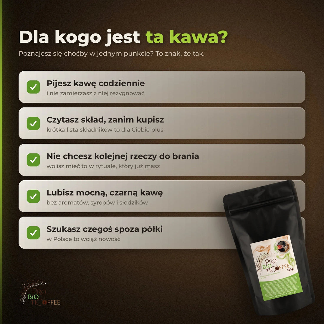 Dla kogo jest ta kawa — dla osób pijących kawę codziennie